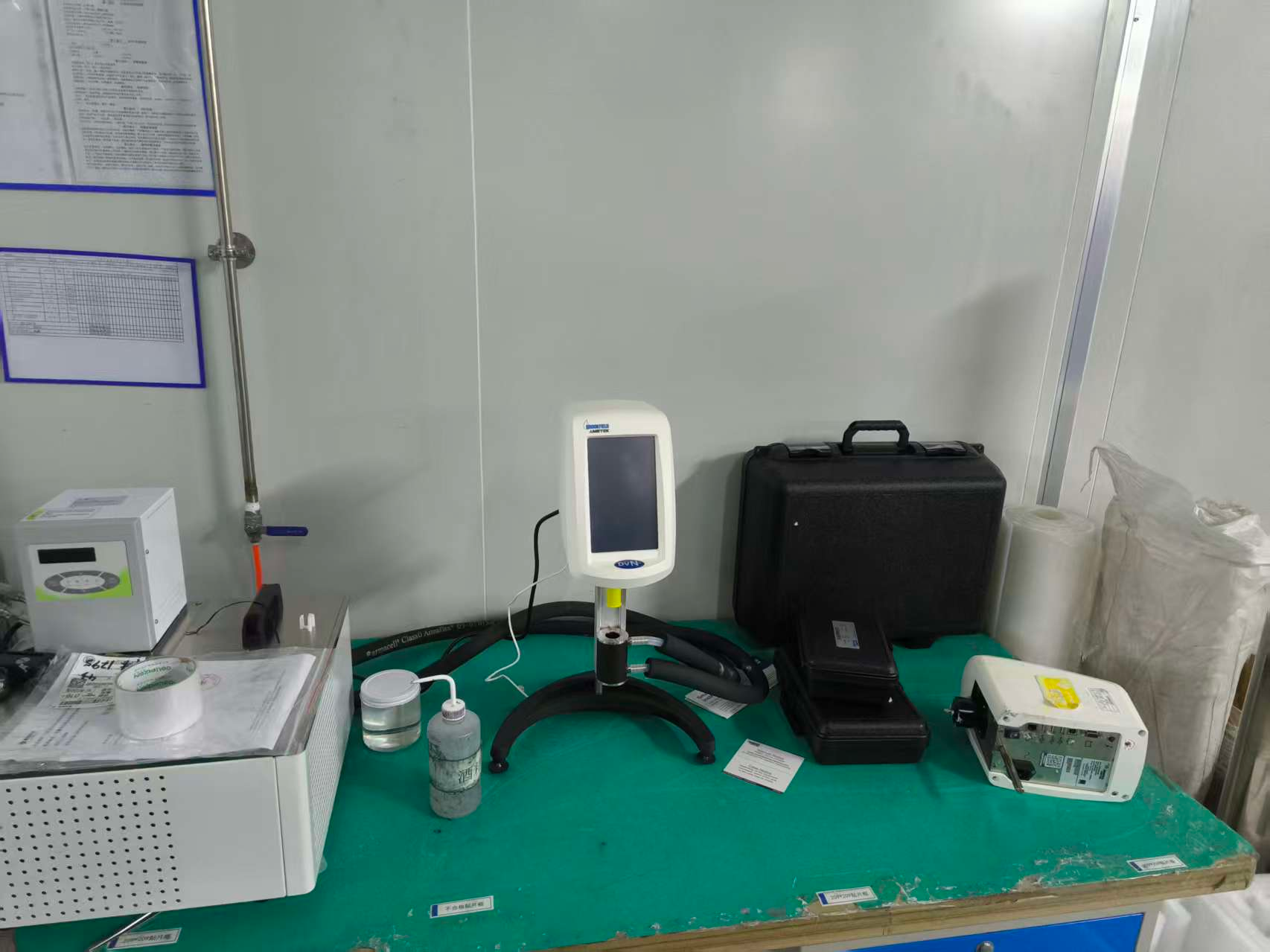 钨浆的粘度测试